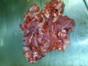 frozen beef trimming - product's photo